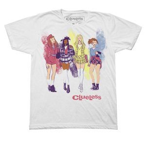 NWOT Clueless White T-Shirt